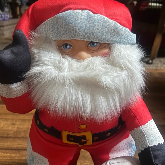 Prairie Marketing ~ Vintage ~ 20" Stuffed ~ Santa Claus Doll W/ Rubber Face - Picture 4 of 12